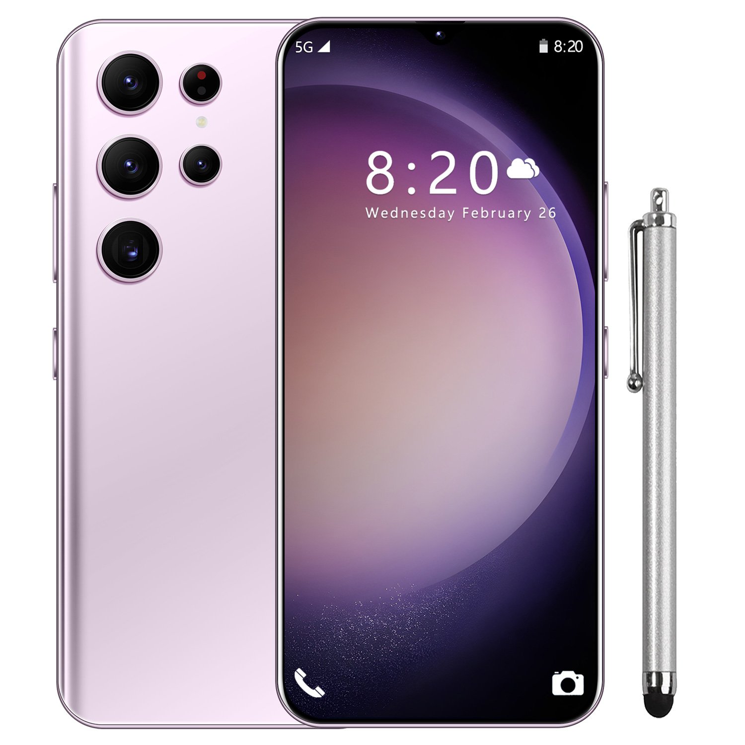 Latest Mobile Phones S23 Ultra 16GB 512GB 4G 5G Smartphones Stylus 5 Cameras Face ID Unlocked