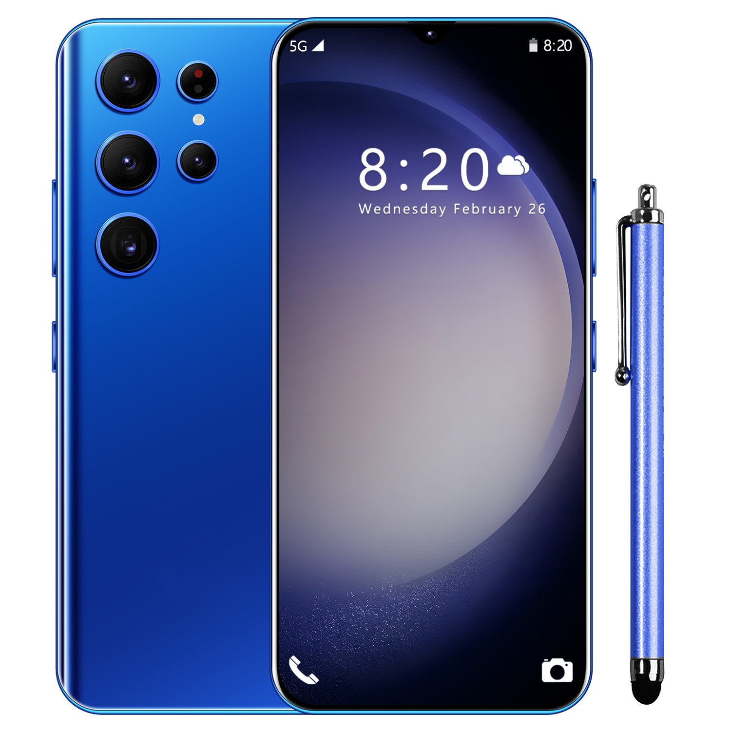 Latest Mobile Phones S23 Ultra 16GB 512GB 4G 5G Smartphones Stylus 5 Cameras Face ID Unlocked
