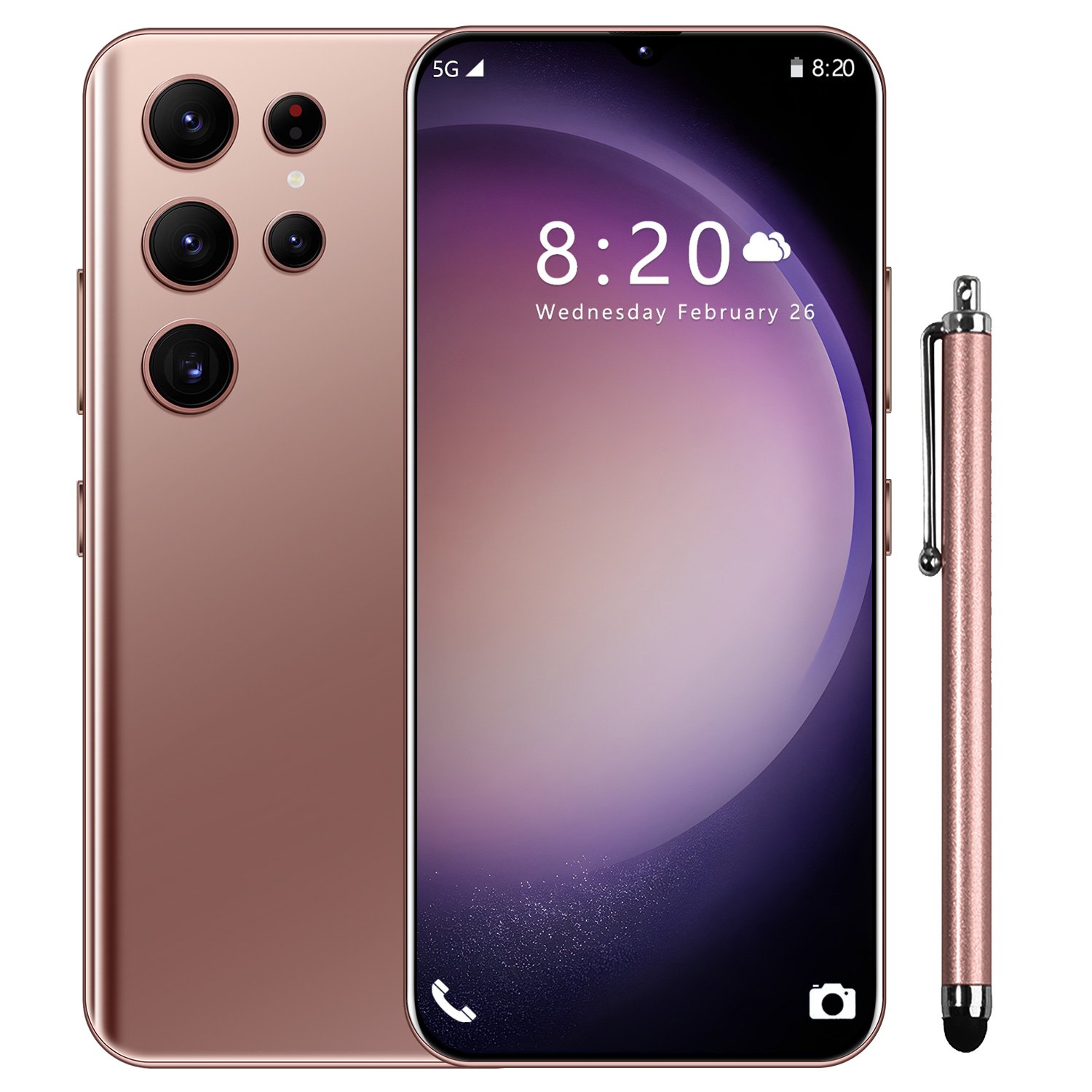 Latest Mobile Phones S23 Ultra 16GB 512GB 4G 5G Smartphones Stylus 5 Cameras Face ID Unlocked