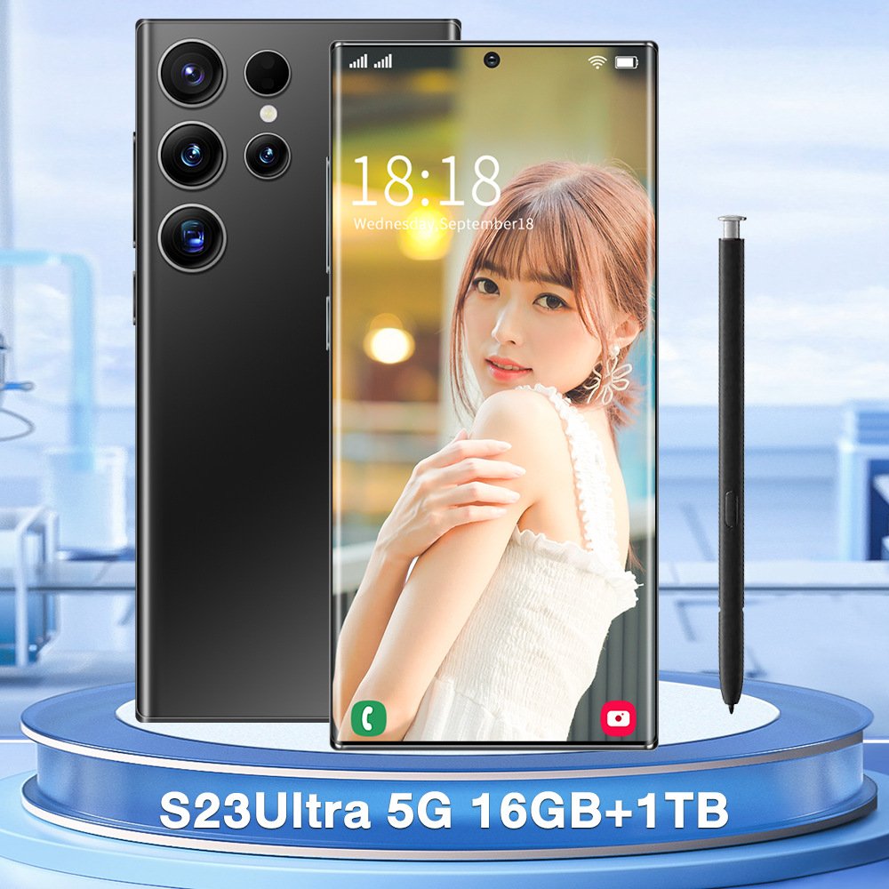 HIGH EQUIPMENT 50% OFF Smartphone S23 4G Ultra 16+512g Version Dual SIM Nano Fast Speed unlocked cellphone Mobile Phone