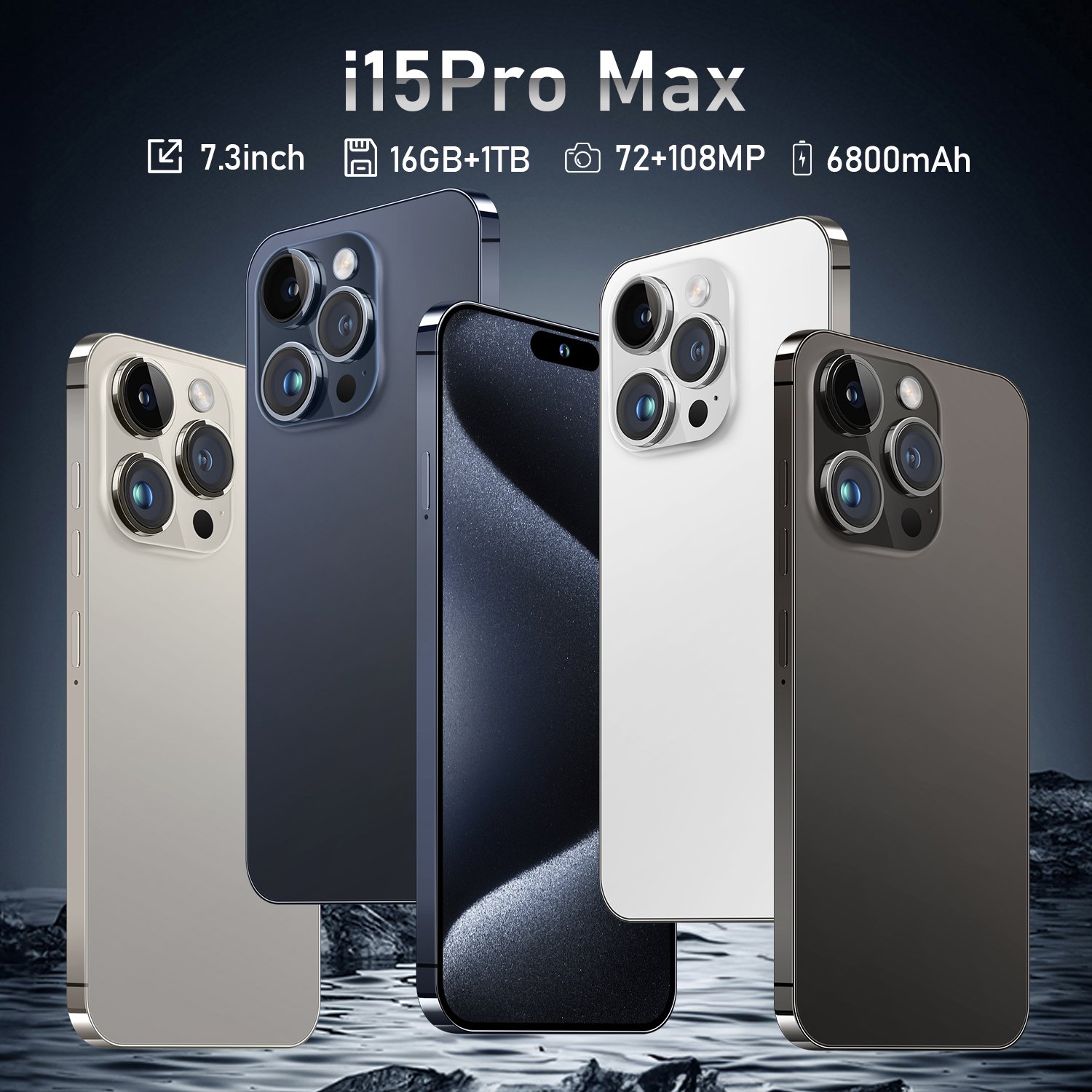 Cheap Android Phone Original i For Phone 15 Pro Max Cell Phone Mobile Smartphone Telefone Gaming i14 16 13 Feature 5G smartphone