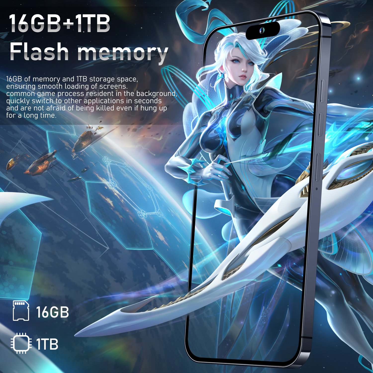 Cheap Android Phone Original i For Phone 15 Pro Max Cell Phone Mobile Smartphone Telefone Gaming i14 16 13 Feature 5G smartphone