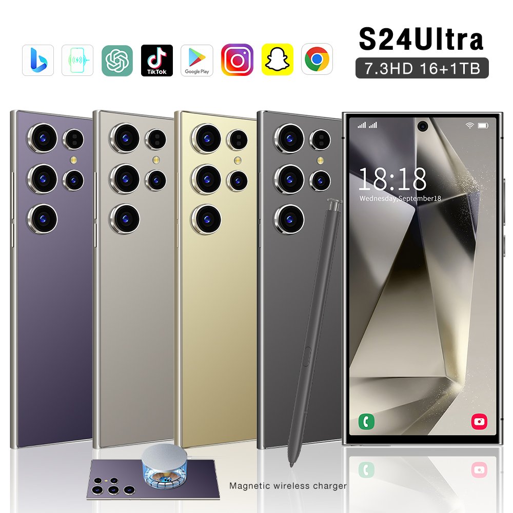 Wholesale Biometric Beast S24 Android 5G Smartphone with 16GB RAM 1TB Storage Dual SIM and Secure Unlocks