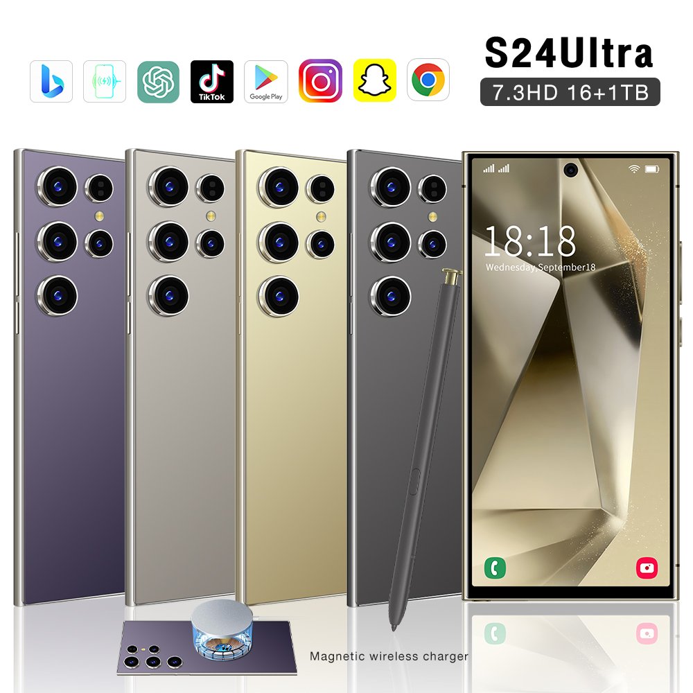 Wholesale Biometric Beast S24 Android 5G Smartphone with 16GB RAM 1TB Storage Dual SIM and Secure Unlocks