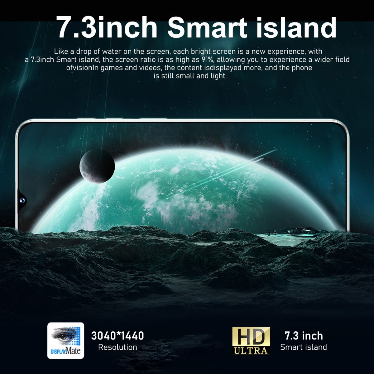 Hot Selling Mate 60 Pro original 7.3 Inch 16GB+1TB 72MP+108MP Face Unlocked Smart Cellphones 5G Mobile Phone Smartphones