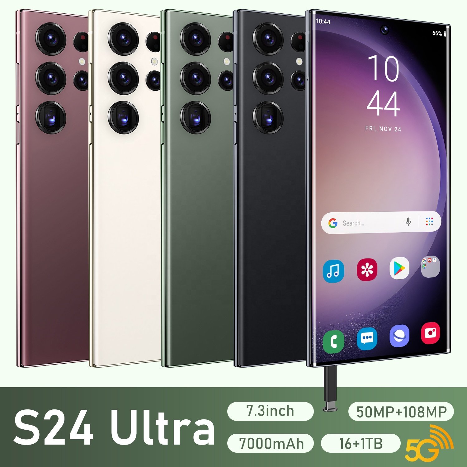 Original13 Android13 s24 ultra Unlocked Mobilephone Smartphone 16+1TB Mobile Phone Cell Phone Face ID 5G smartphone wholesale