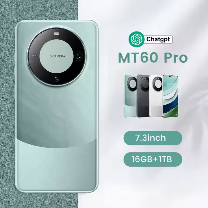 Original Mate 60 Pro Smartphones 16GB+1TB 5G Dual SIM Cellphone 7.3 Inches Unlock Mobile Phone Deca Core 108MP French Spanish