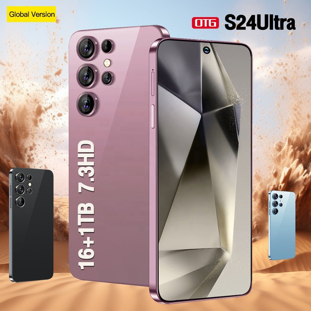 Hot Selling Cellphone S24+ ULTRA 16GB+1TB 7.3 Inch Phone original full Display Android 13.0 Mobilephone 4G&5G Smartphone