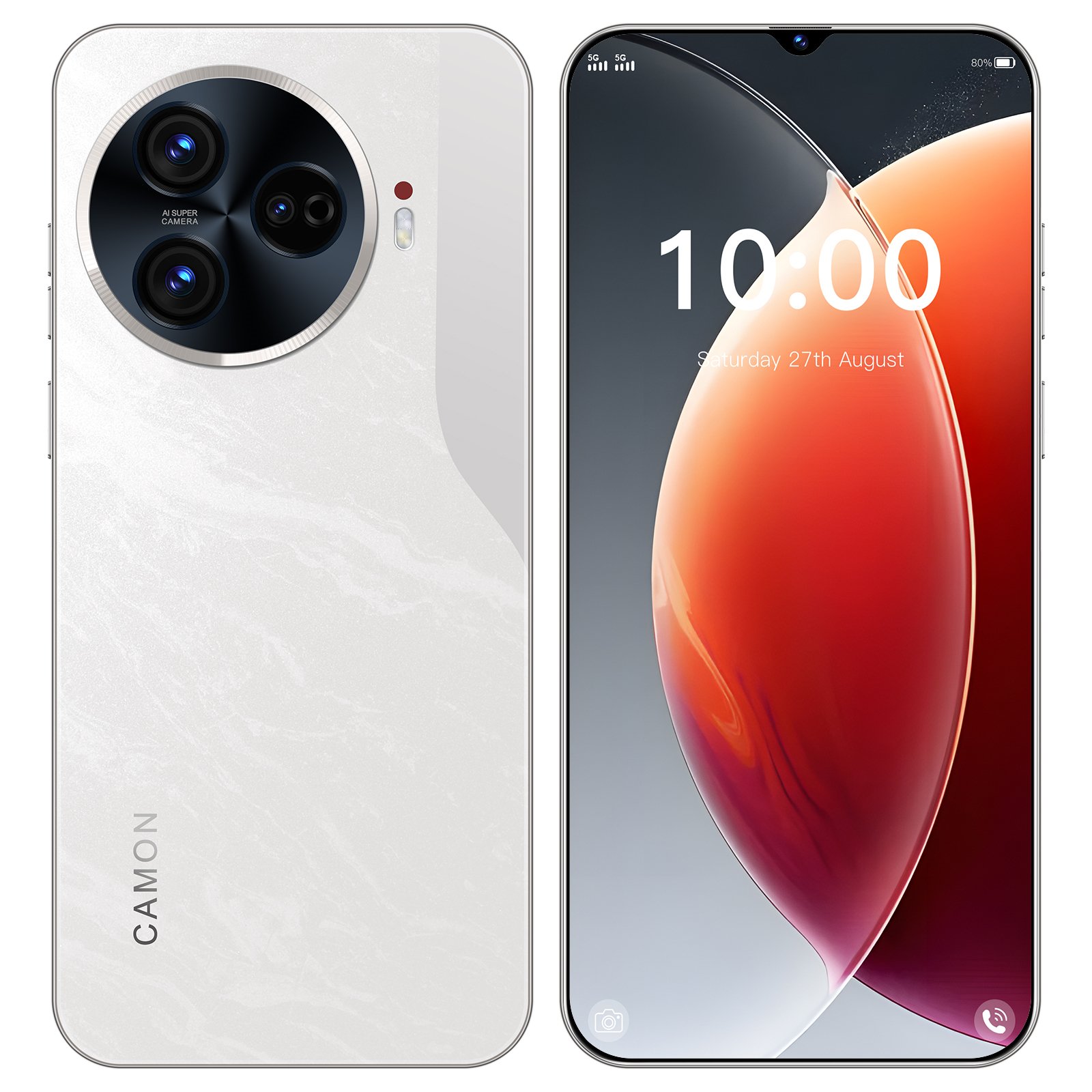 HSDF-Camon 30 Pro 16GB+1TB MEMORY 6.8 inch HD Screen Android 14 Global 5G Smart Phone