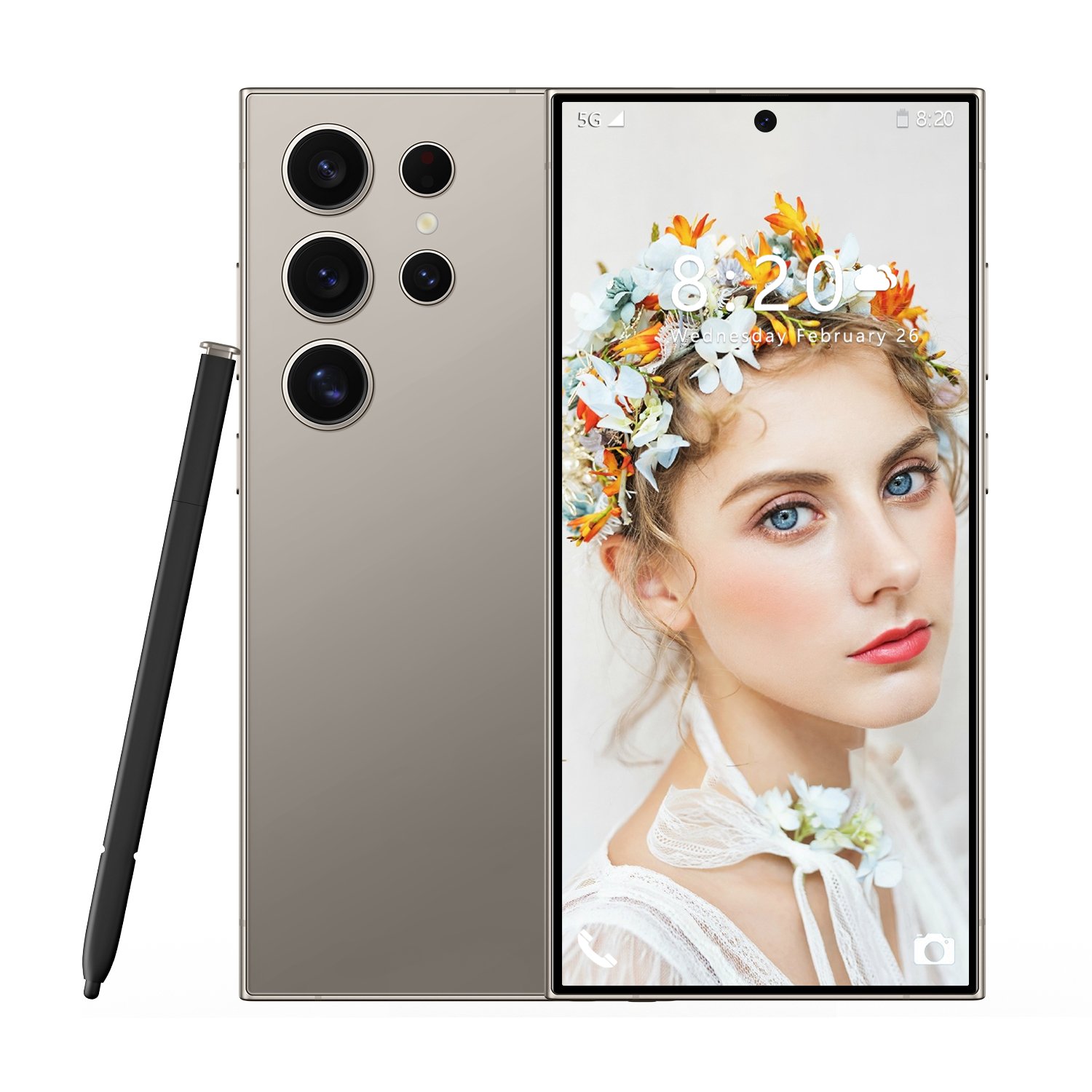 Sansumg S24 ULTRA 8+512gb 5G smartphone 72MP+108MP original 7.3 inch Big Screen cellphone Smartphone Cell Phone