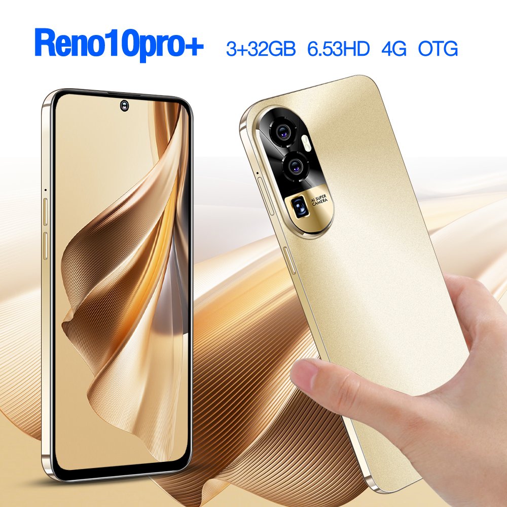 2024 Reno10 Pro+ Low Price Wholesale Lots Cell Phones 5G Smartphone 6.6 inch 32GB 3 Portables Telephones