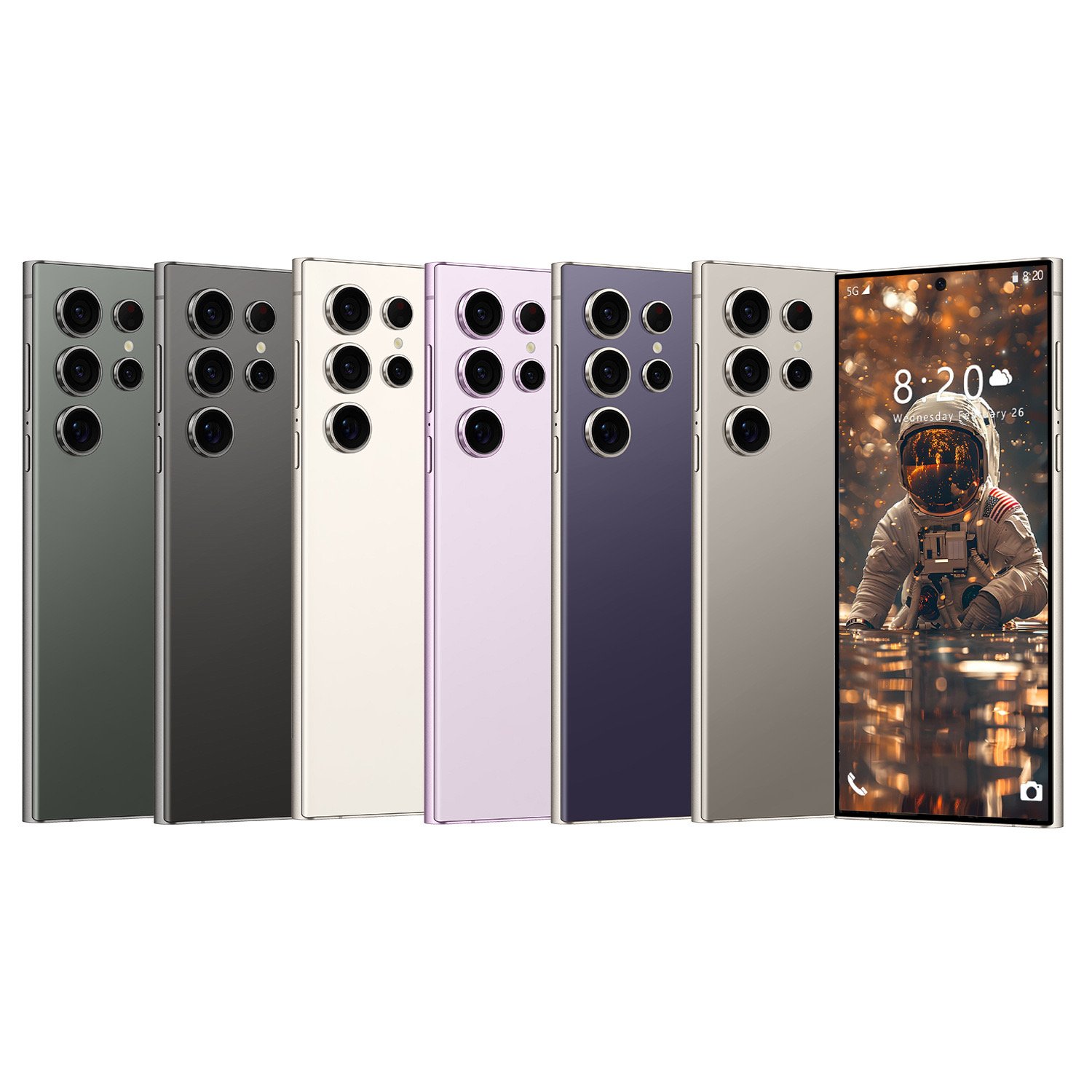 Original phones s24 ultra Smartphones For s24 ultra 3+64GB 5G Dual SIM Cellphone Mobile Phone s24 ultra 5g smartphone
