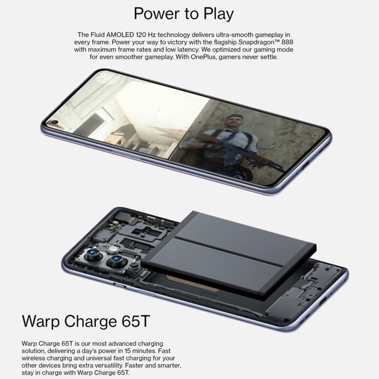 Original OnePlus 9 5G 256GB RAM 12GB 48MP Camera 8GB 128GB 6.55 inch ColorOS Android 11 NFC OnePlus 9 Global Rom Mobile Phones