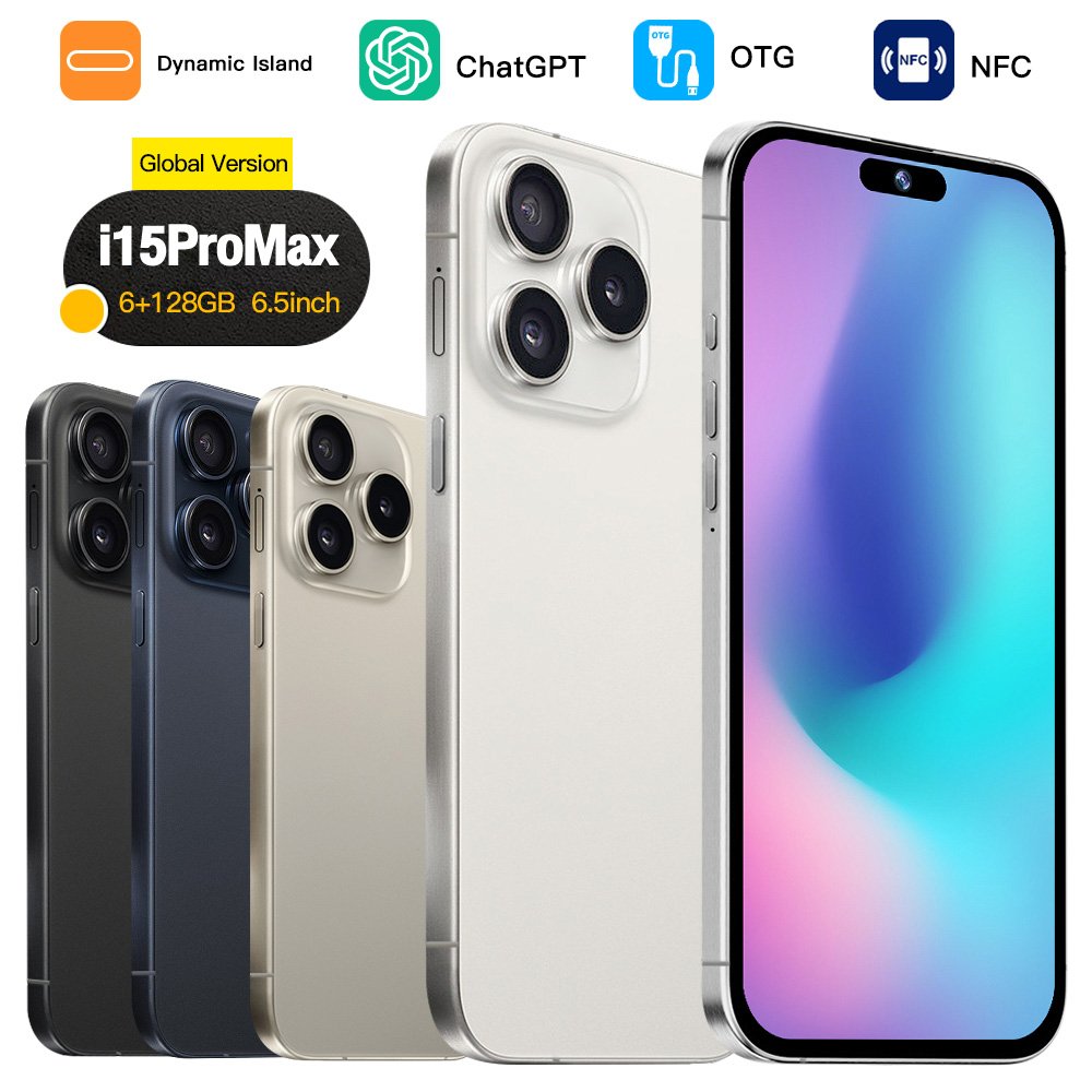Slimoro Buy Deal New Celulare I For Phone 15 Pro Max Original Mobile Phone Smartphone 5G 15 Pro Max Android 14 13 16 15 14 I16
