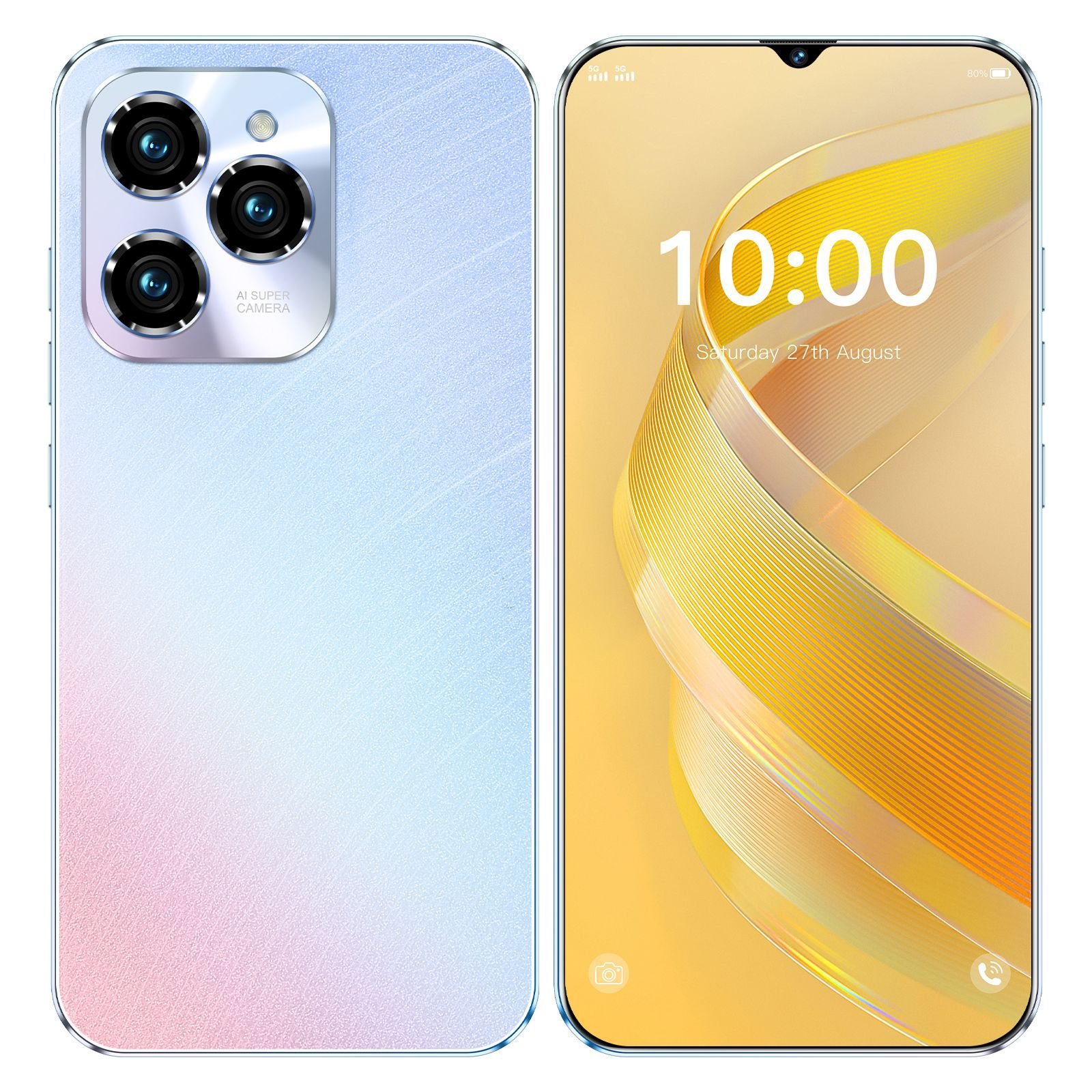 Hot selling Mobile phone Hot40 Pro Android phone new 6.8-inch incell screen true 4G all-in-one 5G smartphone