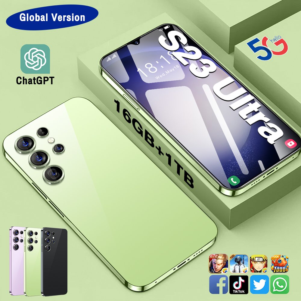 S23 Pro The Ultimate 7.3 Full Display Android 5G-Smartphone with 16GB RAM 1TB Storage and 10-Core Power