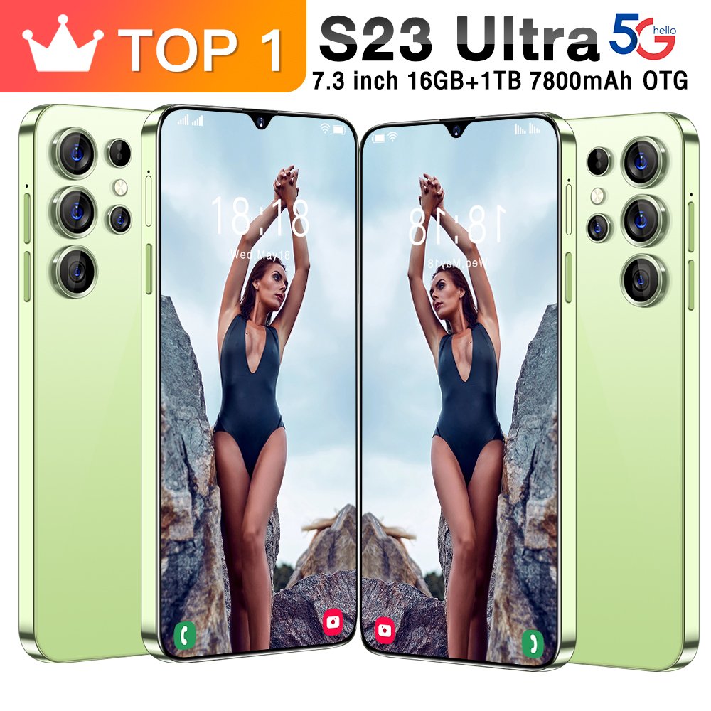 S23 Pro The Ultimate 7.3 Full Display Android 5G-Smartphone with 16GB RAM 1TB Storage and 10-Core Power