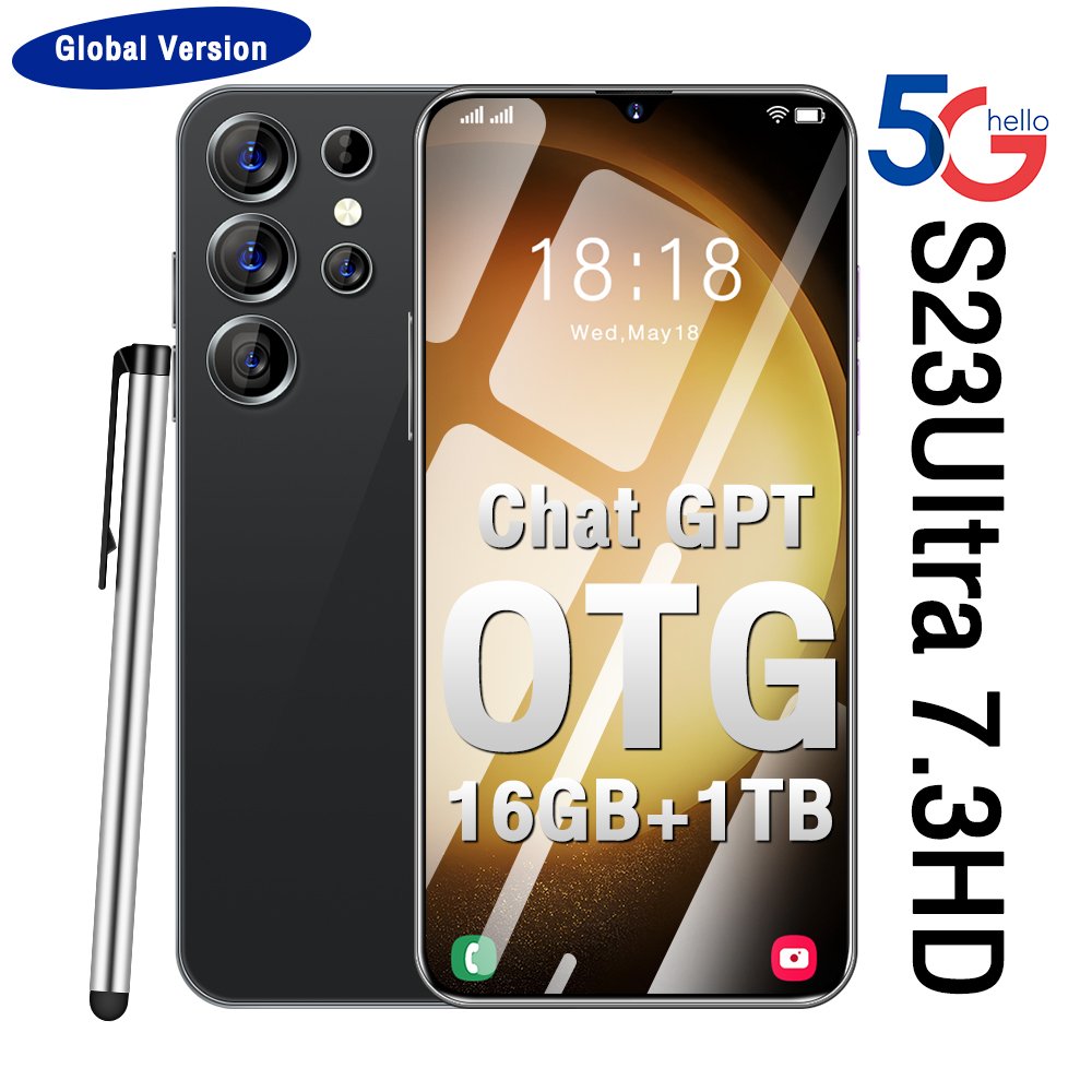 S23 Pro The Ultimate 7.3 Full Display Android 5G-Smartphone with 16GB RAM 1TB Storage and 10-Core Power