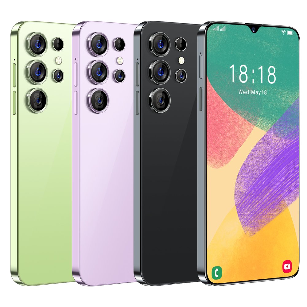 New Global S23 ULTRA Cell Phone 7.3 Inch Big Screen 5G Smartphone 16GB+1TB Dual SIM Android Mobile Phone S23 ULTRA