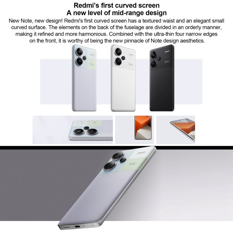 Original Latest Xiaomi Redmi Note 13 Pro Plus 5GMobile Phone 200MP Camera Android Redmi Note 13Pro+ Smartphone