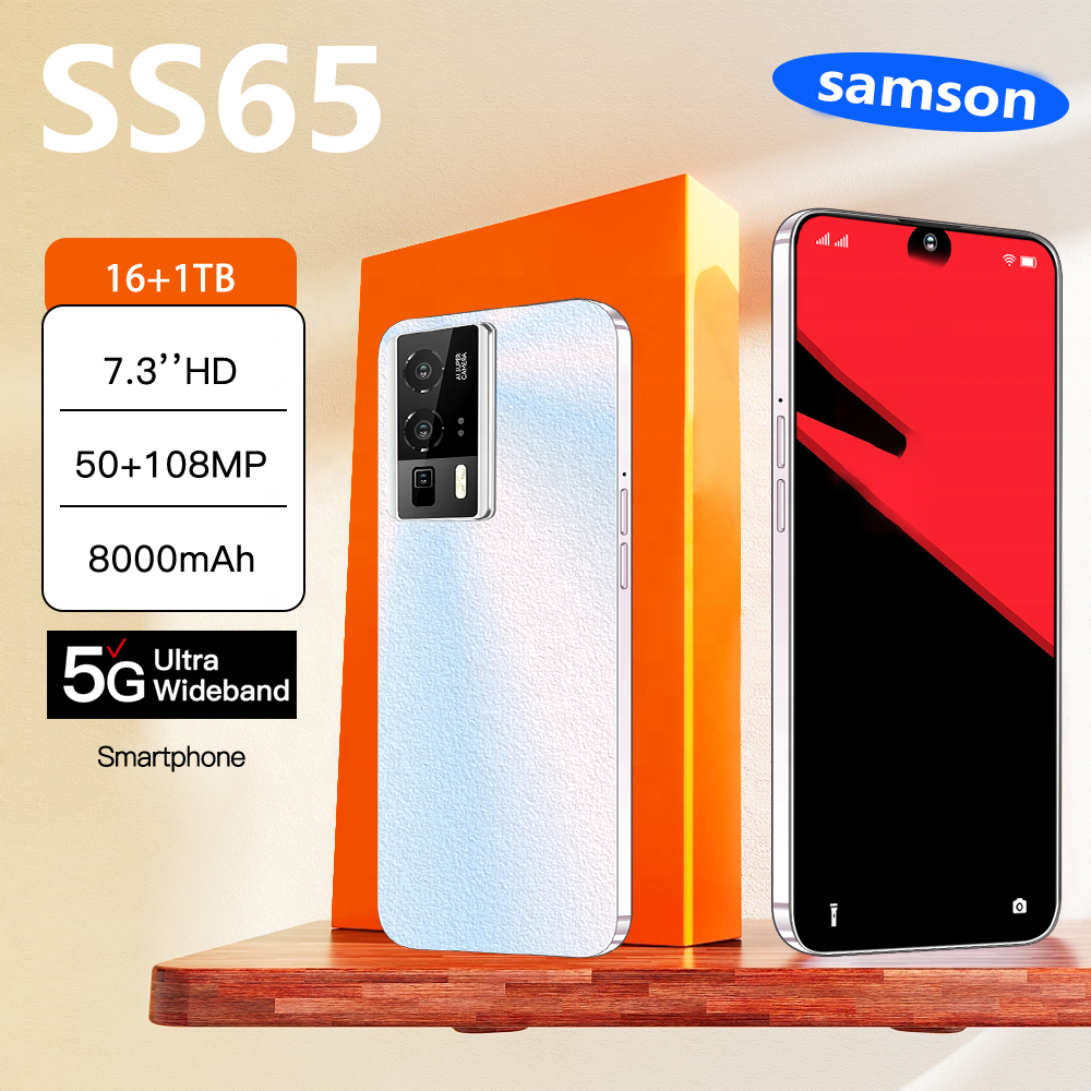 Good quality Samson ss65 Pro phone Celular 7.3 Inch Mobile Phone 5G smartphone 16gb 256gb cellphones
