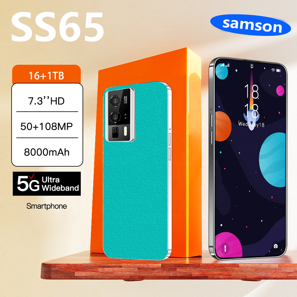 Good quality Samson ss65 Pro phone Celular 7.3 Inch Mobile Phone 5G smartphone 16gb 256gb cellphones