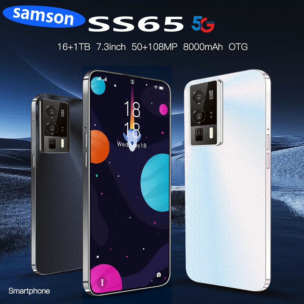 Good quality Samson ss65 Pro phone Celular 7.3 Inch Mobile Phone 5G smartphone 16gb 256gb cellphones