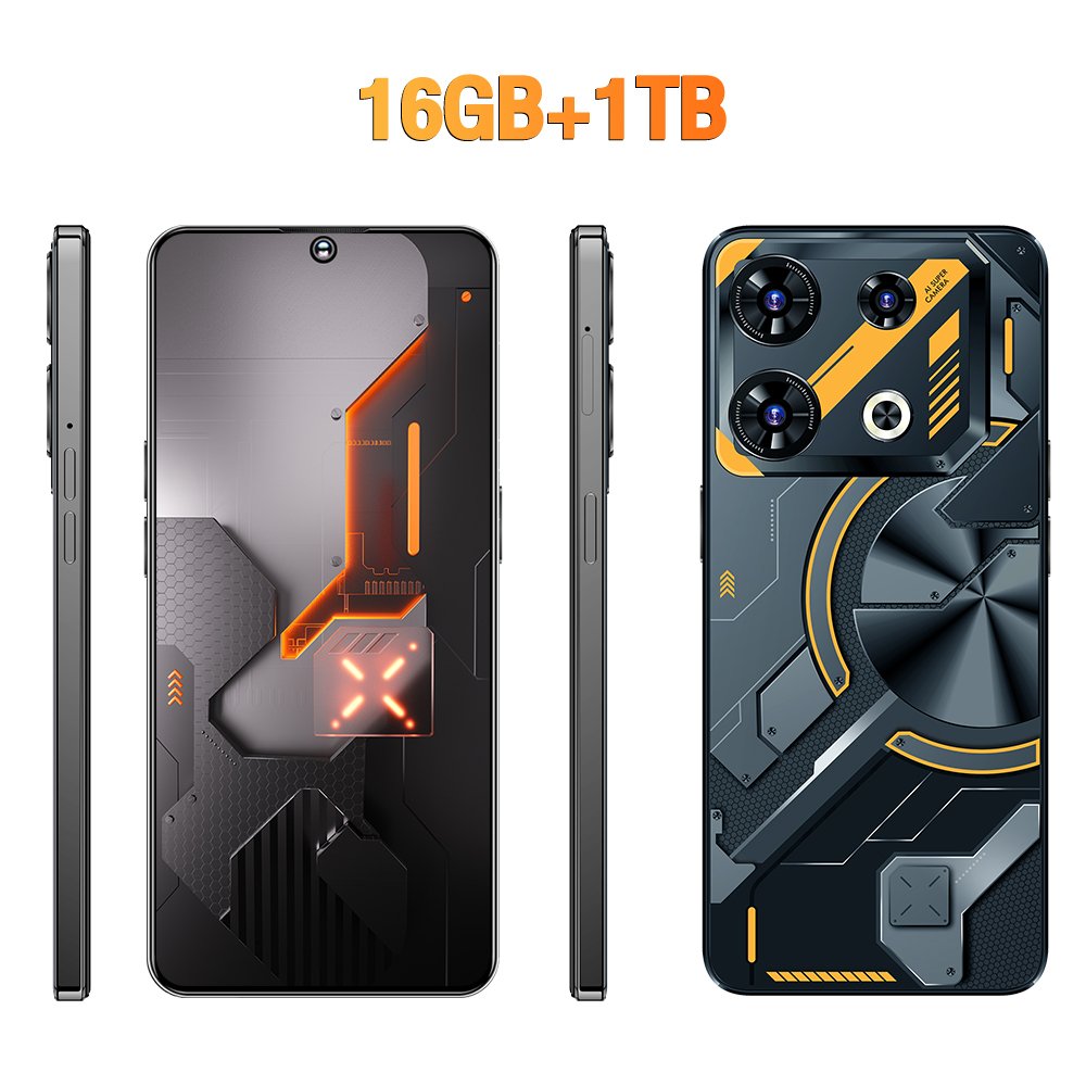 High Quality Global Version GT10 PRO 4G Android 13 Celular 16GB+1TB Cellphone 7.2inch Smartphone Mobile Phone