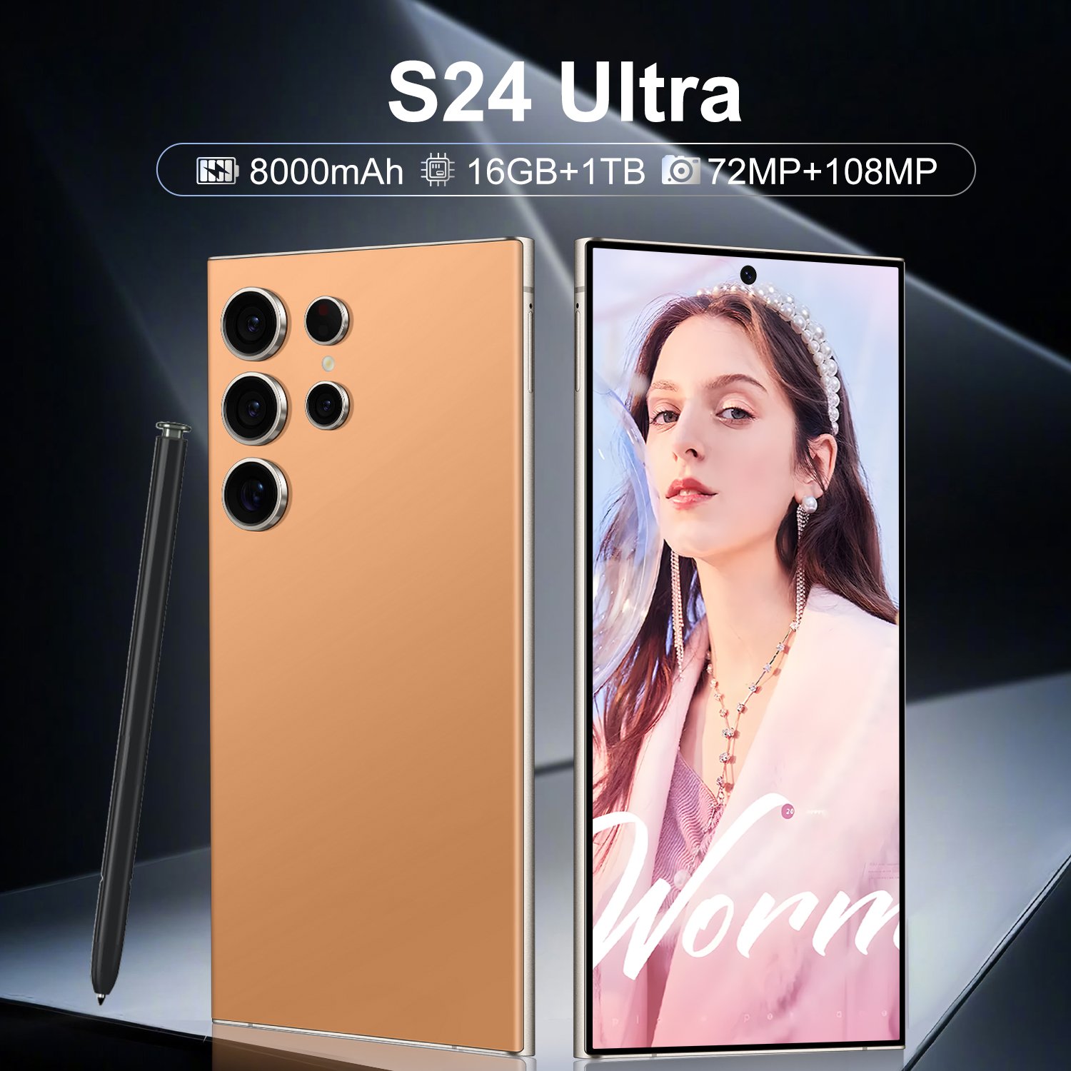 A FLASH SALE New Fashion For Sumsung Galaxy S24 Ultra16+1TB 5G High Quality Latest Smart Phone Android Smart Phone