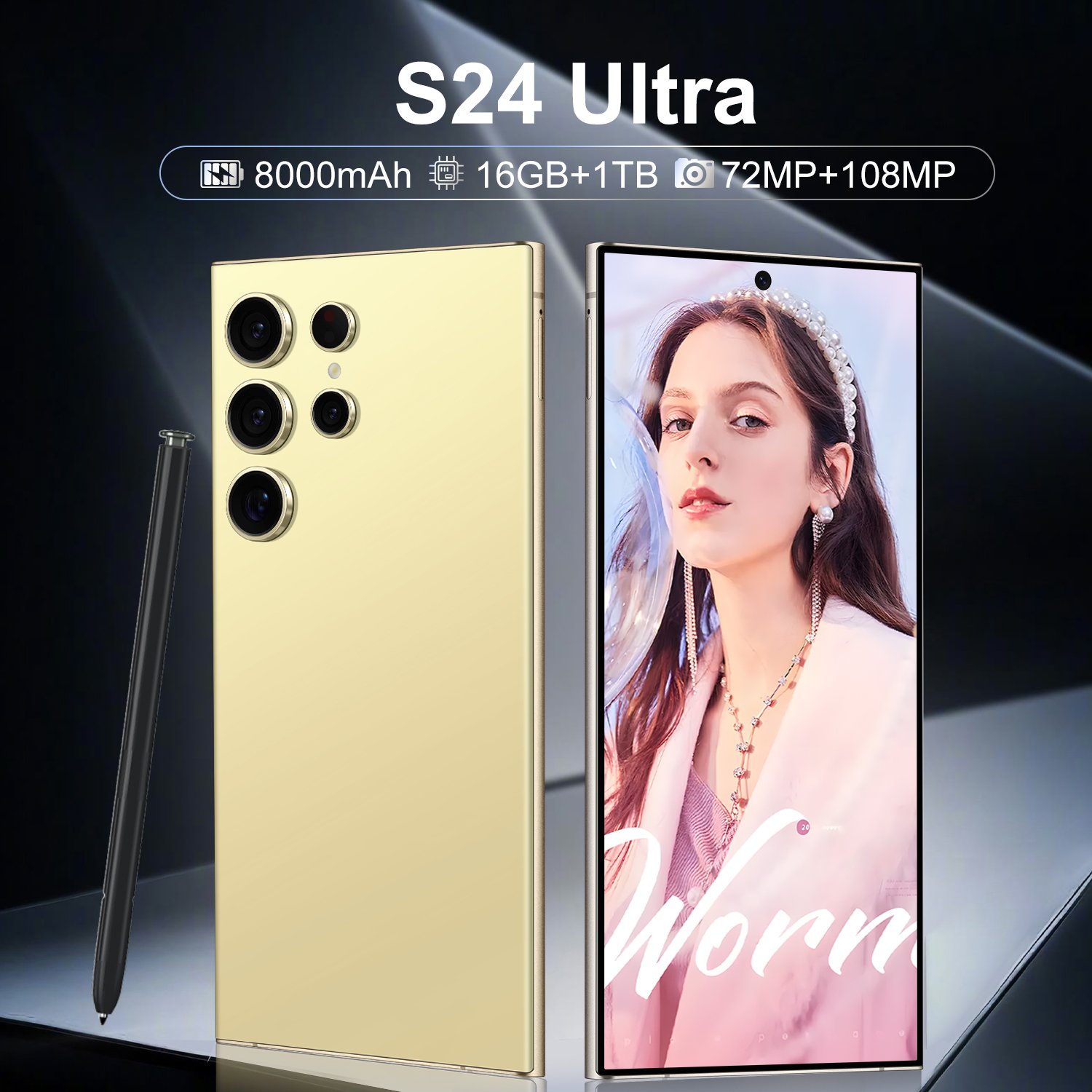 A FLASH SALE New Fashion For Sumsung Galaxy S24 Ultra16+1TB 5G High Quality Latest Smart Phone Android Smart Phone