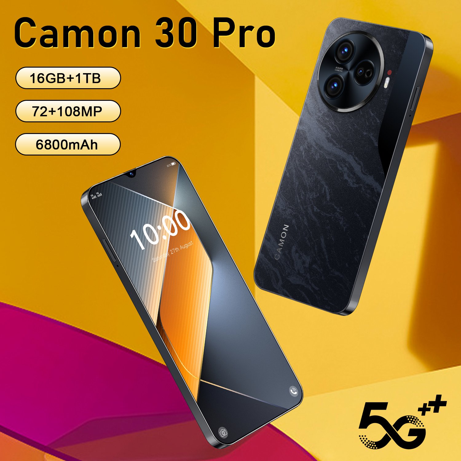 OEM 7.3 inch 5G Smartphone Dual SIM High-Def Camera Dual SIM Android mobile phones