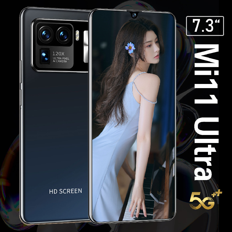 3G 4G 5G Android Mi11UItra Smartphone 3GB+64GB Version mobile phone 10 core 6800mAh cell phone