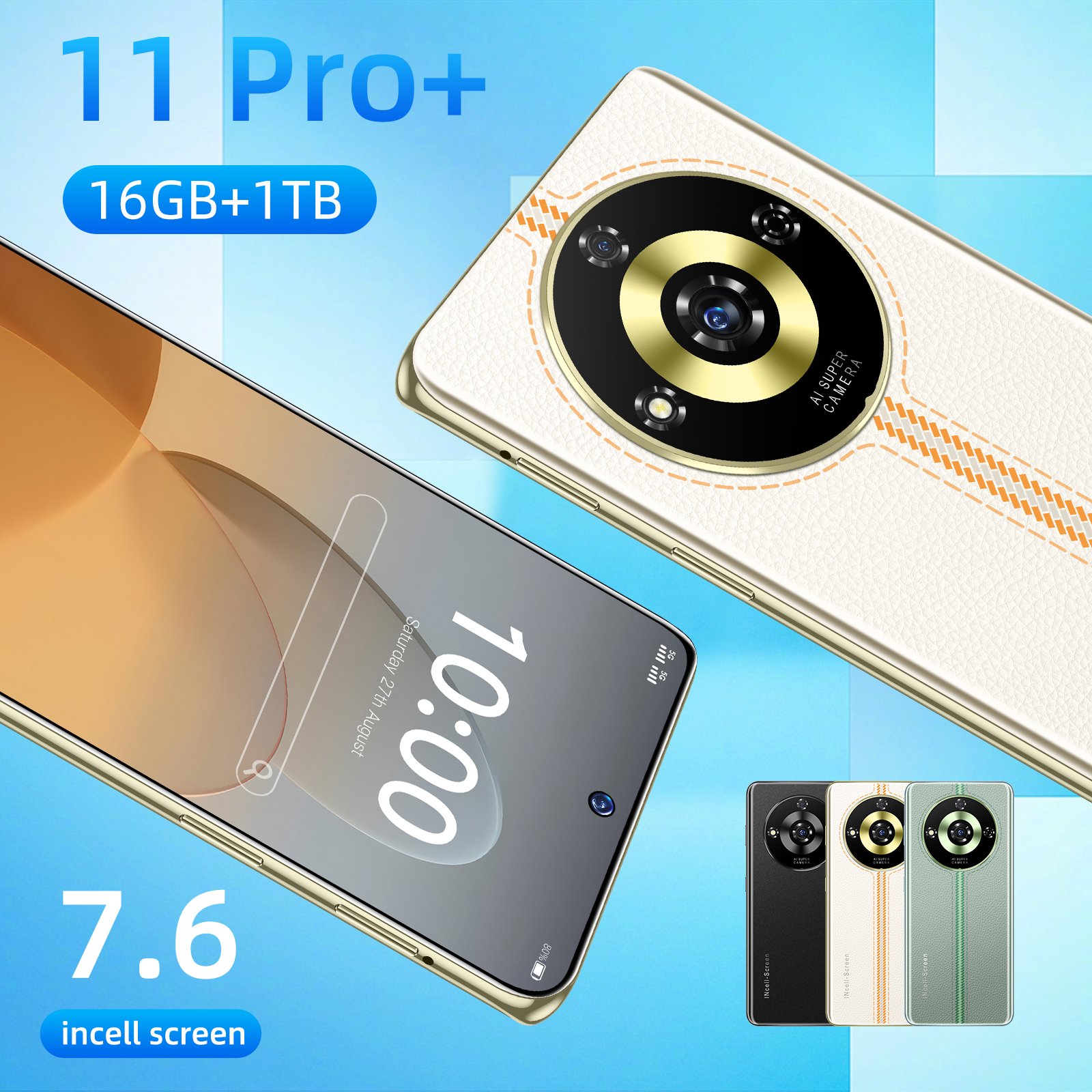 Wholesale 11 Pro+ Android Phone 5G Smartphone and Tablet HD OLED Display Quick Charge Android 11Phone