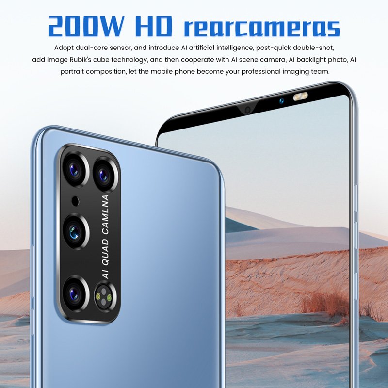 Unlocked Cell Phones 512GB Smartphones China Low Price Mobile Phones Rino 8 Pro Celulares 5G Android Phone Smartphone Global