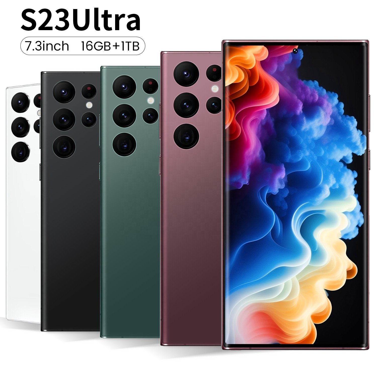 2024 Original phones s23 ultra Smartphones For s23 ultra 16GB+1TB 5G Dual SIM Cellphone Mobile Phone s23 ultra 5g smartphone