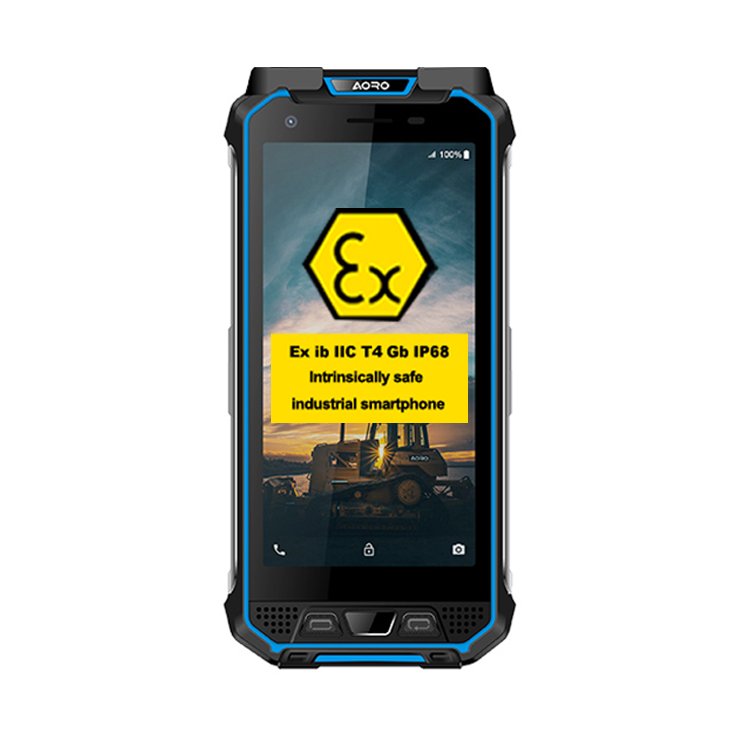 Portable Mobilephone Dual Sim Card Ecom Zone 1 Shockproof Scratch Resistant Waterproof Atex Rugged Explosion Proof Smartphone