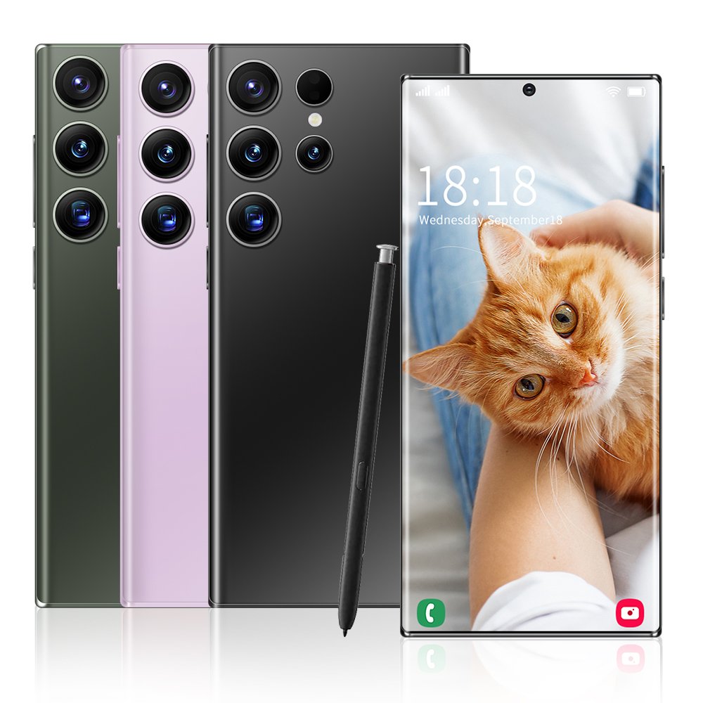 2024 New Arrival S24 Ultra Phone Global Version Mobile Phone 16GB+1TB Android 12 Cellphones Unlocked Smartphone