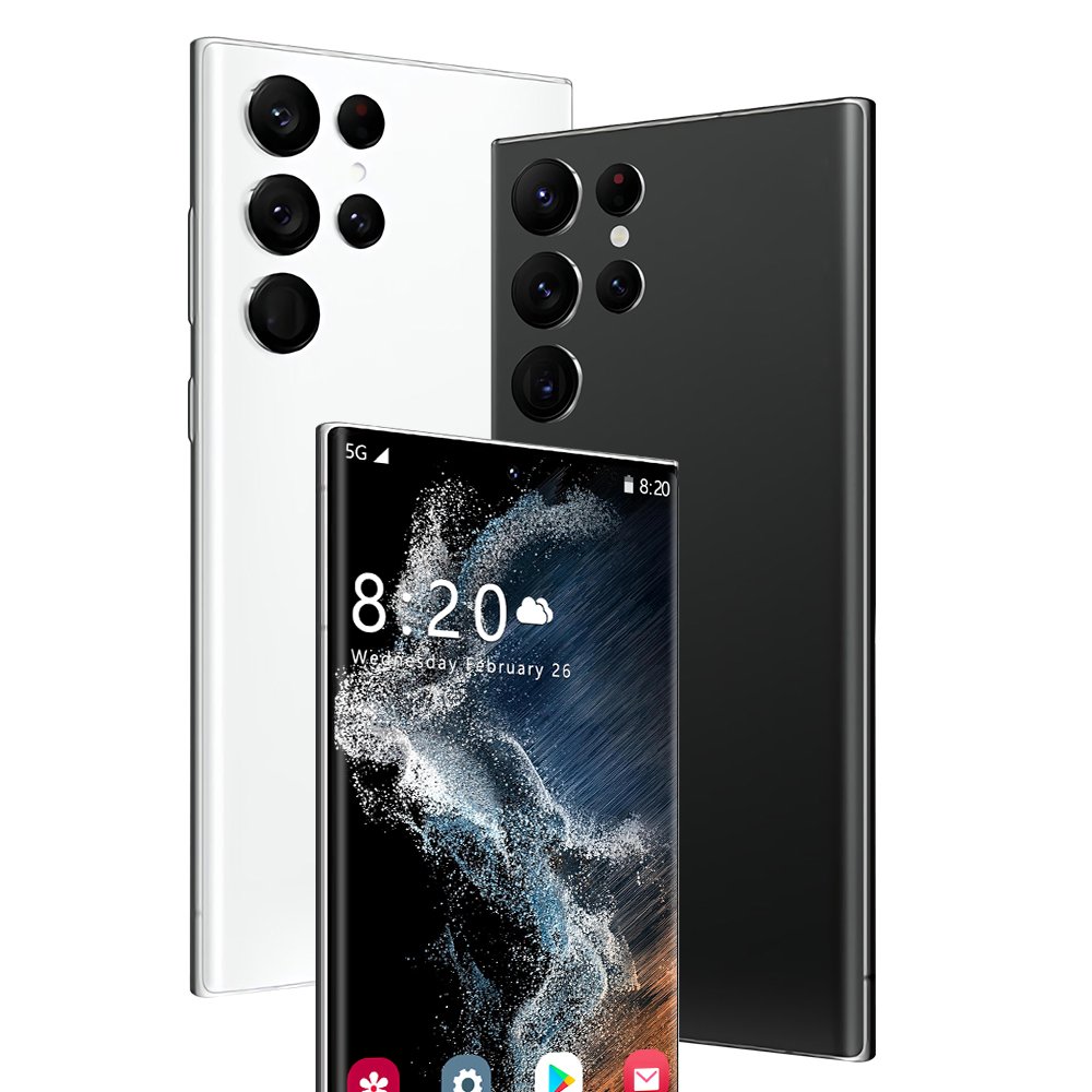 24MP+48MP Android 12.0 Gaming Phone 5G Mobile Phone Cell Phone Smartphone Hot Selling S22 ULTRA Original 7.2 Inch 16GB+512GB LCD