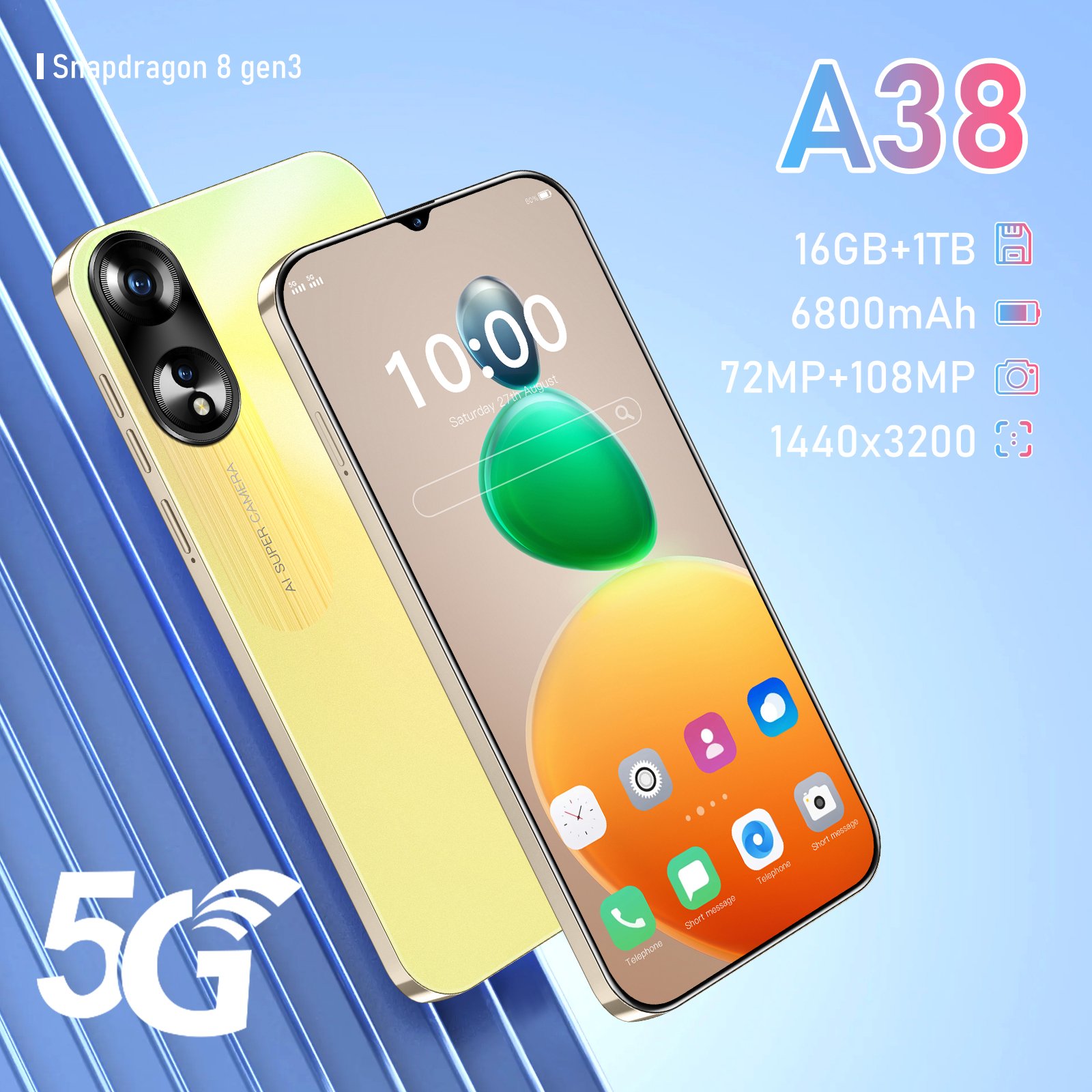celular opo a38 oneplus lte oukitel 5g smartphone fingerprint reader android