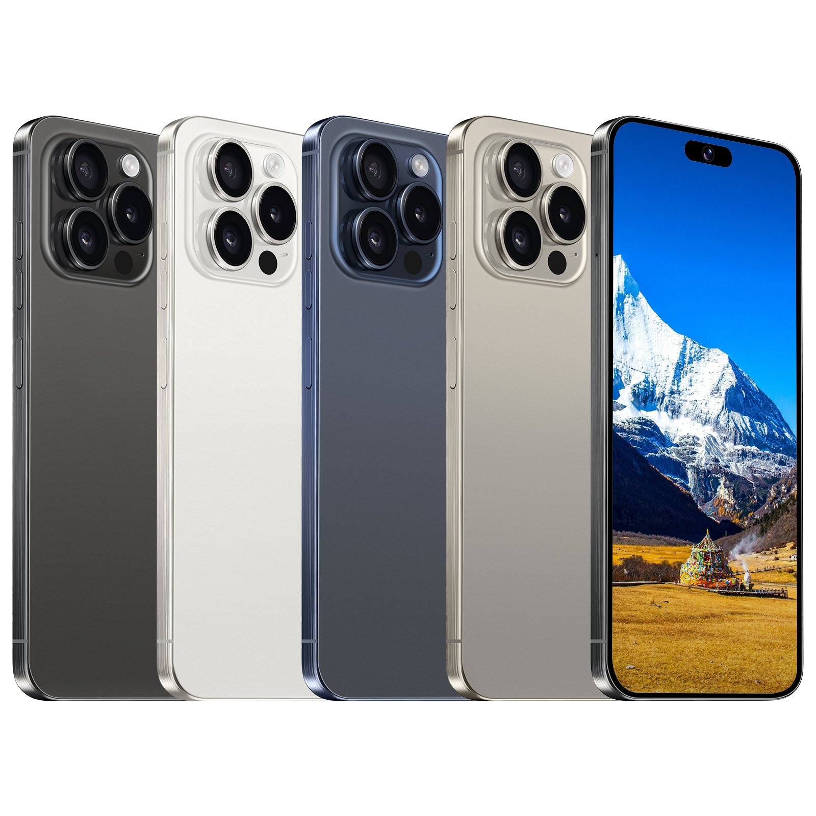 For Phone 15 Pro Max 5G Smartphone Cell Phone Smartphone Telefone i15 Android Feature Gaming Mobile Phones