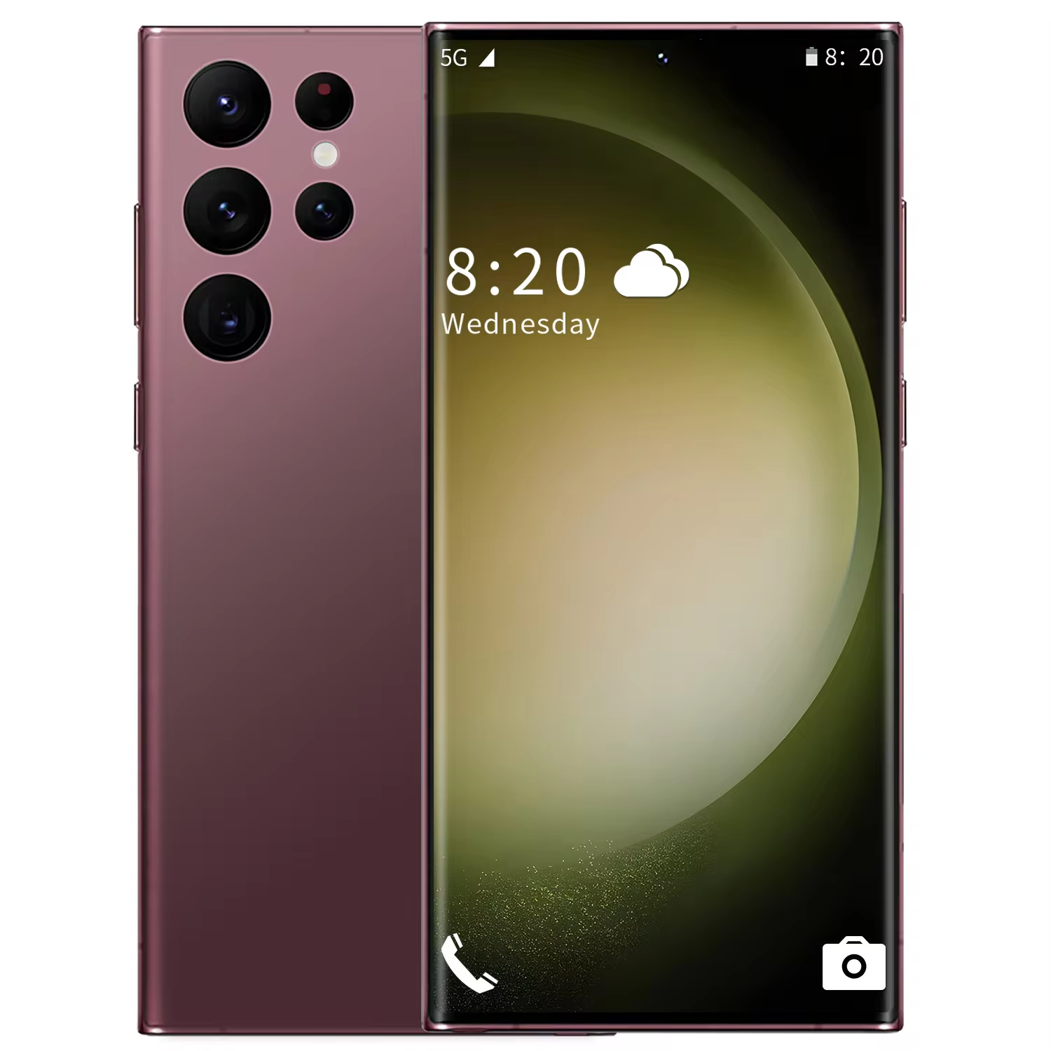 Mobile Phone Smart Phone S23 Ultra 16GB+1TB 5G 7.3 Inch Smart Gaming Mobile Phone TFT Note 20 Ultra 5g Black - Prep