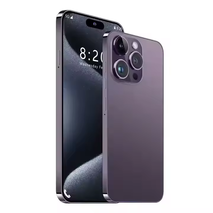 2024 Original i15 phone 15 pro max 5g smartphone New 6.7-inch 16gb + 1TB phone 15 Clone unlock Android phone