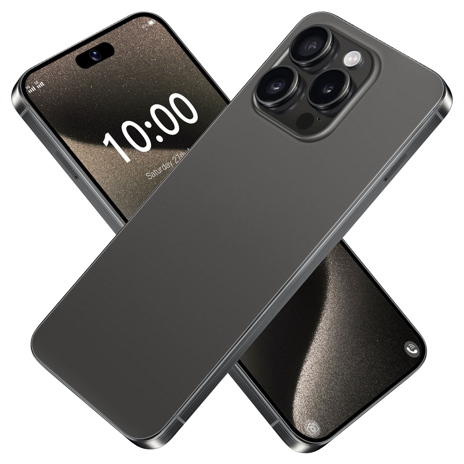 New Brand New 15 Pro Max 16+1TB Smart 15 phone 15 Pro Max Clone Have Logo 4G 5g Smartphone 6.8 inch AMOLED Screen