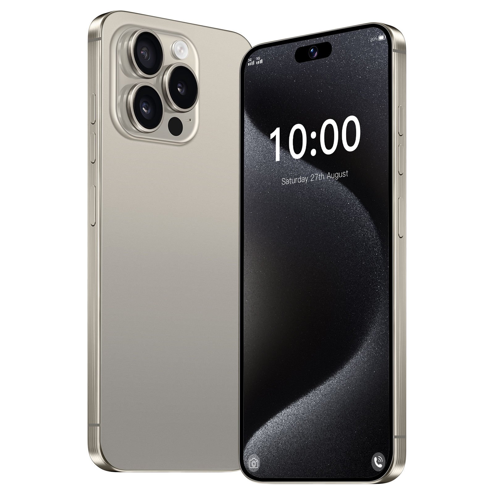 New Brand New 15 Pro Max 16+1TB Smart 15 phone 15 Pro Max Clone Have Logo 4G 5g Smartphone 6.8 inch AMOLED Screen
