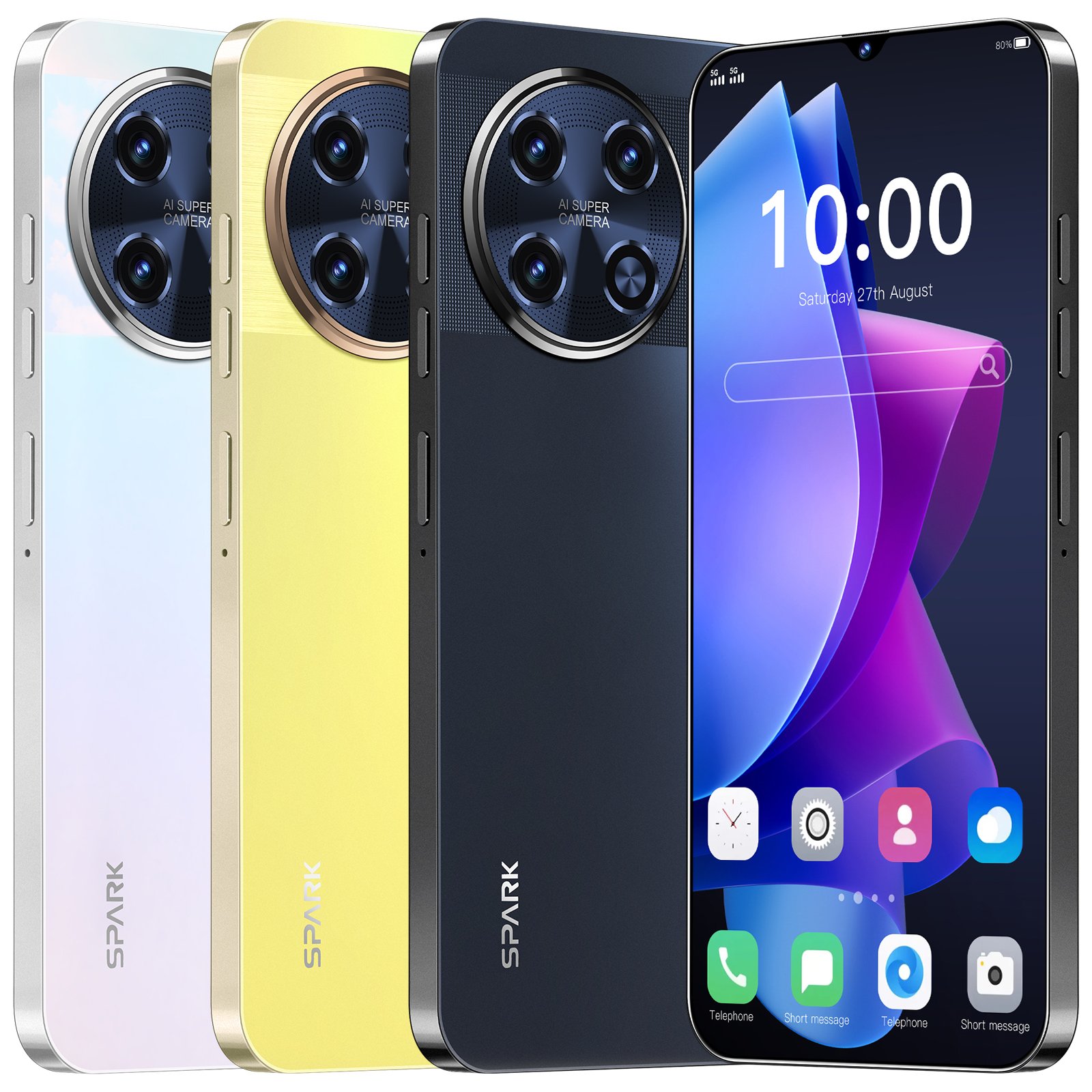 New mobile phone Spark20 Pro Android 13 wholesale 5g smartphone Global Version Android mobile phones