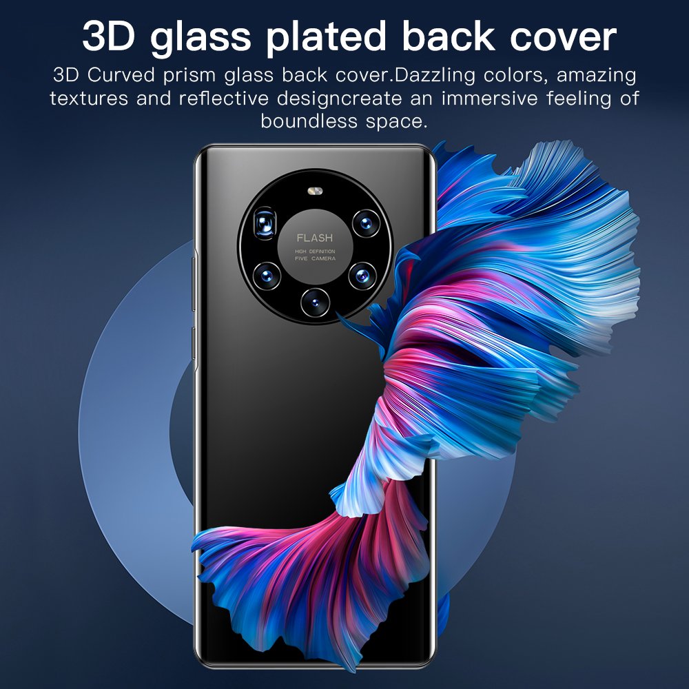 Mate 60 pro Cellphone 7.3 inch 16GB+1TB mobilephone Android 13.0 face unlock 72+108MP 4G&5G smartphone