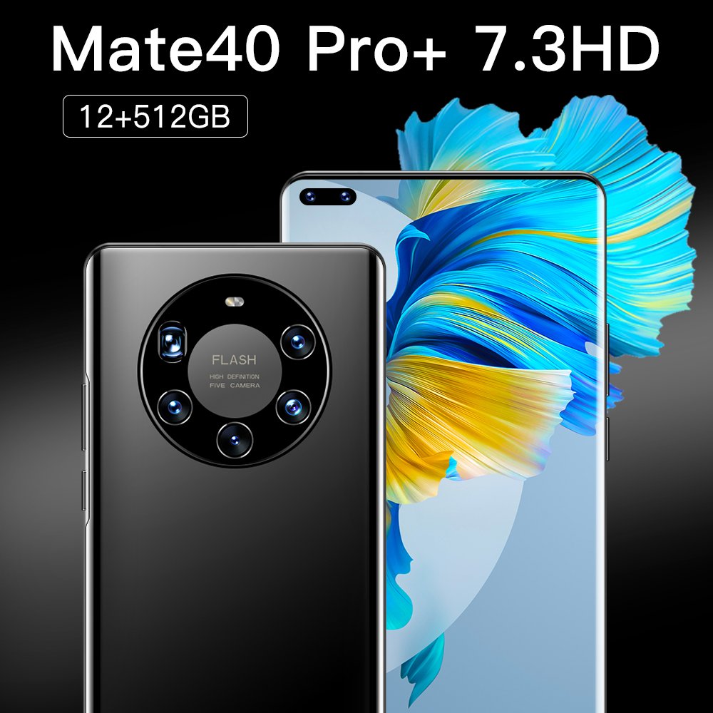 Mate 60 pro Cellphone 7.3 inch 16GB+1TB mobilephone Android 13.0 face unlock 72+108MP 4G&5G smartphone