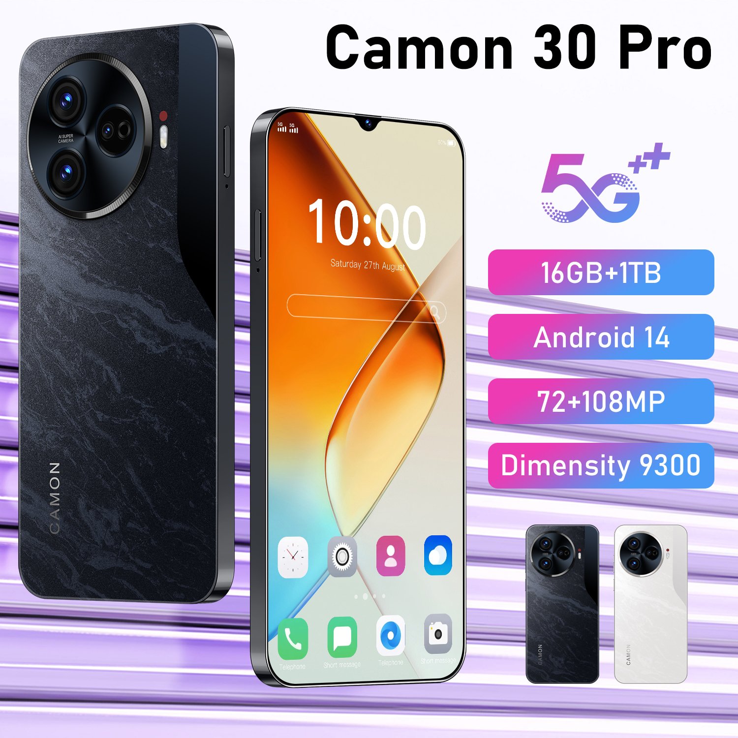 HX 2024New Camon 30 Pro Phone Camon Android Phone Smartphone Mobile Phones