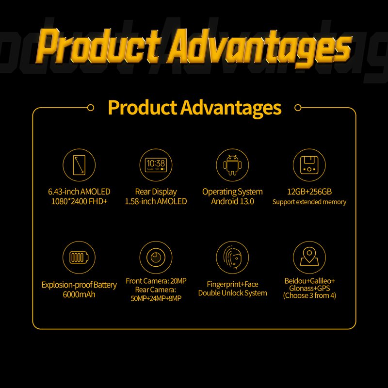 Dorland EXTRA_5G Plus rugged industrial explosion proof 5G smartphone