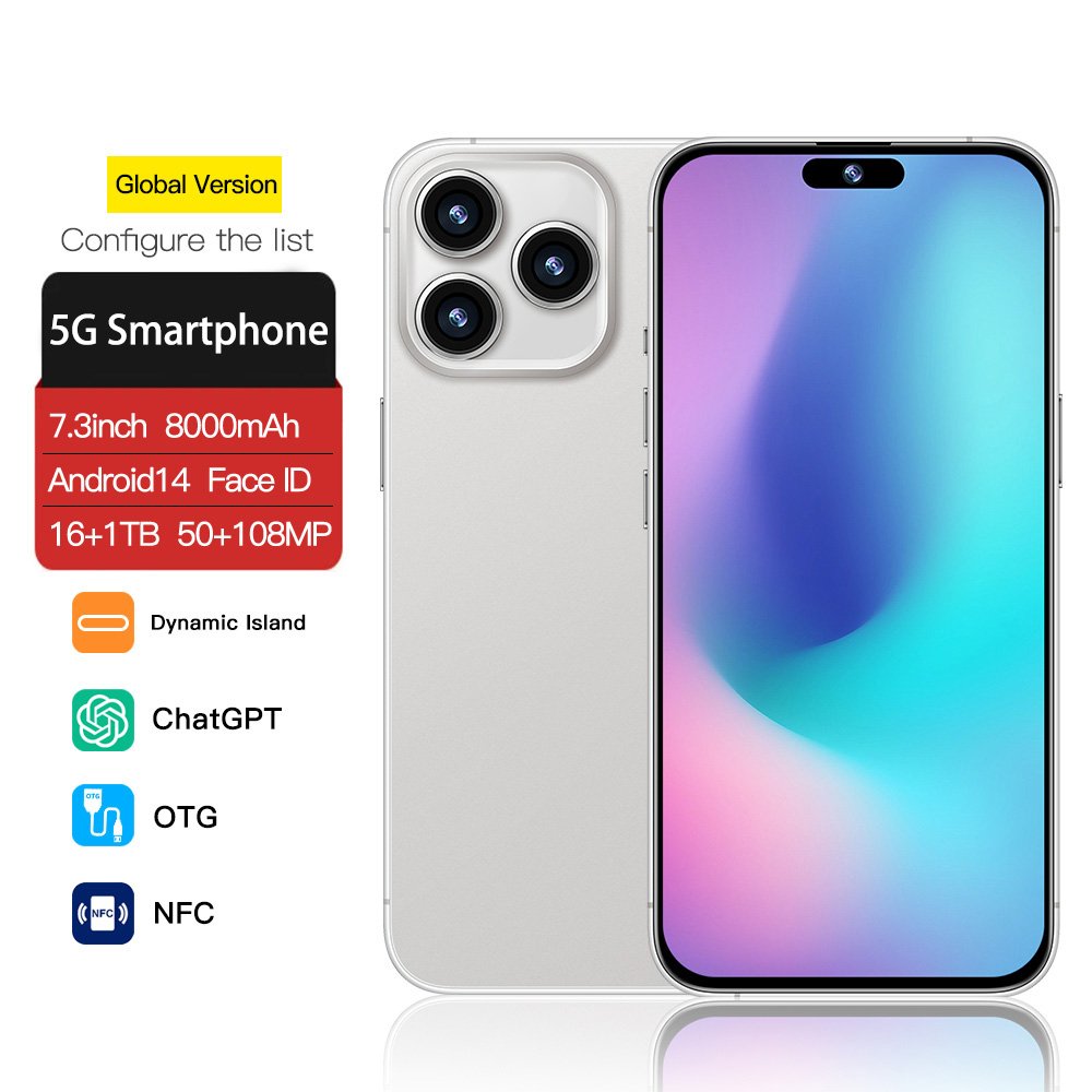 Original Brand New 5G 1T Smartphone Phone Mobile Telefono Installment Mobile Phone Online Celular Telephone Slimoro Dropshipping